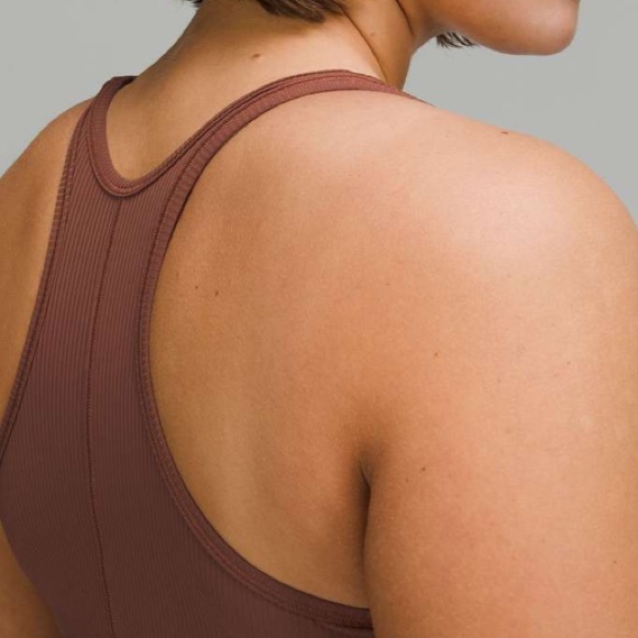 Lululemon Base Pace Ribbed Tank Ancient Copper Size 4 - Picture 3 of 7